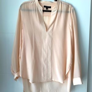 Banana Republic silk blush blouse, size S